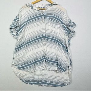 American Eagle Stripped Button Up
